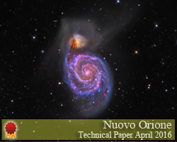 M51 - The Whirlpool Galaxy - HII Area Enhanced