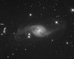 NGC3718 - Galaxy B/W