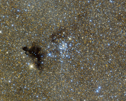 NGC6520 Open Cluster And B86